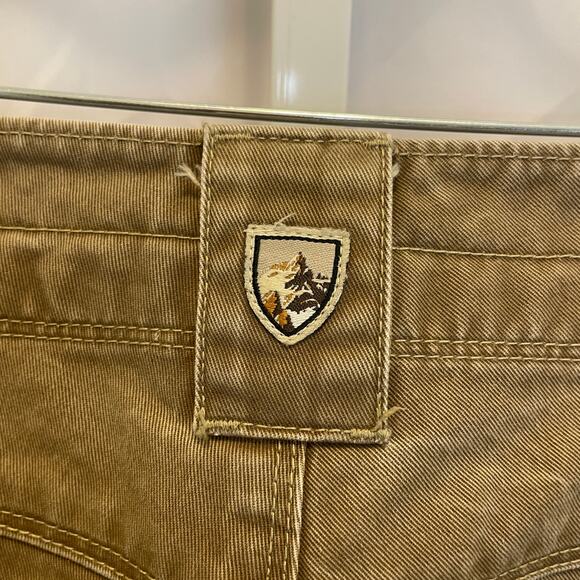 Kuhl Free Rydr Vintage Patina Jeans - Mens Size 33x32 - Light Brown - Picture 6 of 7